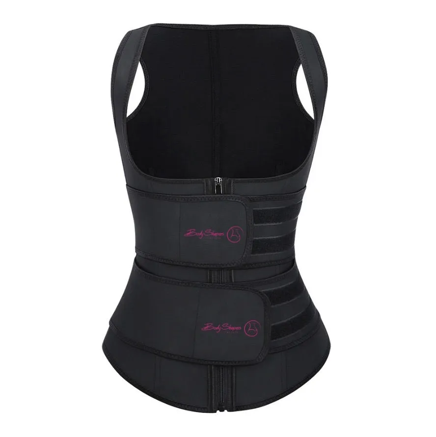 2 strap Leila belt zipper Vest