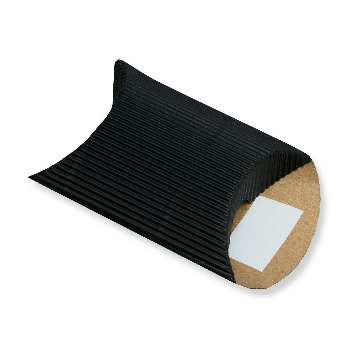 Black Pillow Boxes - Corrugated