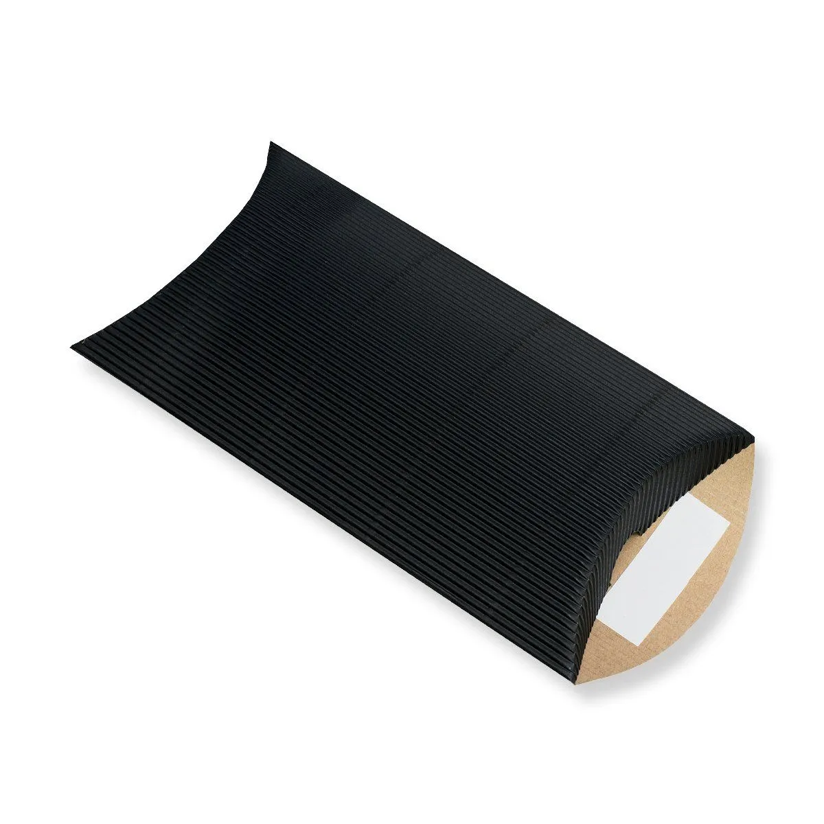 Black Pillow Boxes - Corrugated