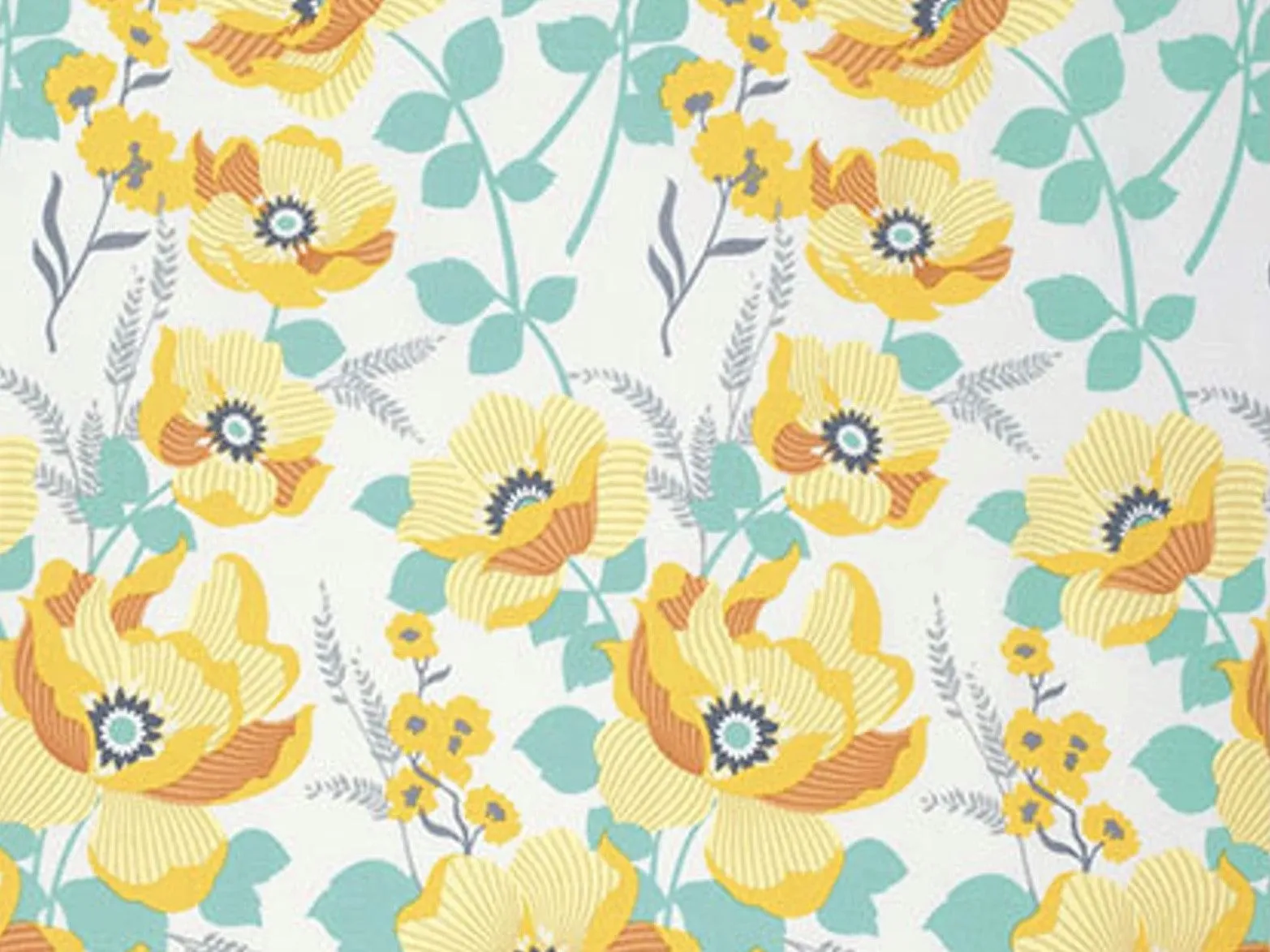 Cotton fabric by the yard - Joel dewberry - Monarch - Goldenrod