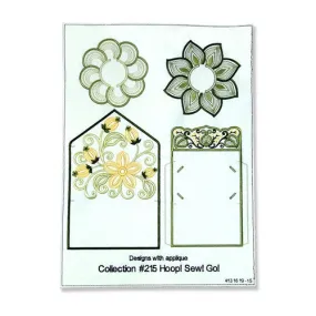 Design Stitch Out for Embroidery CD #215 Hoop Sew Go