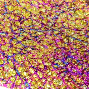 Dichrolam- "TITANIUM BURL"- Rigid/Machinable Plate- Various Sizes