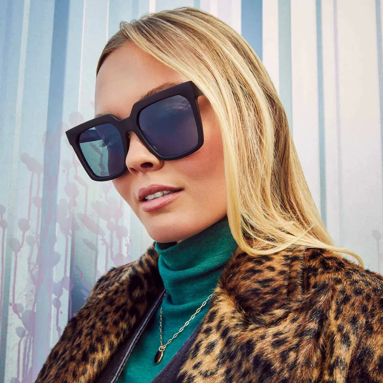 Dime Topanga Matte Black   Silver Mirror Sunglasses