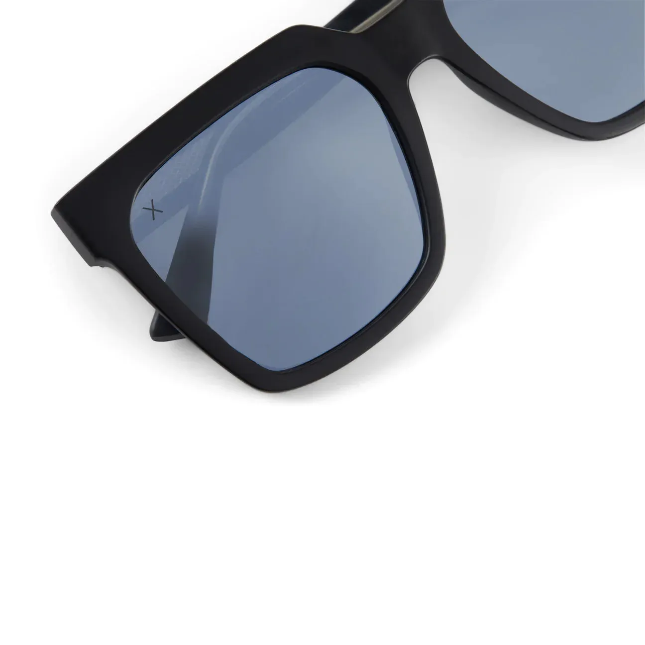 Dime Topanga Matte Black   Silver Mirror Sunglasses