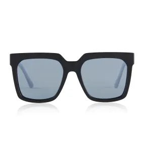 Dime Topanga Matte Black   Silver Mirror Sunglasses