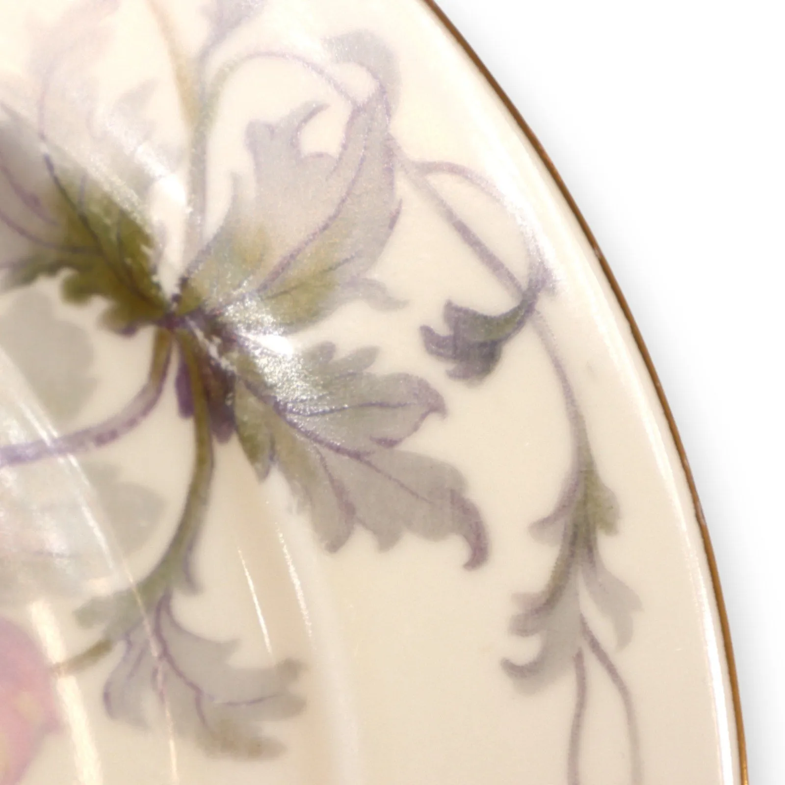 Epiag Pastelle 6038 Dinner Plate 10 1/4" Cream Smooth Gold Rim China Vintage