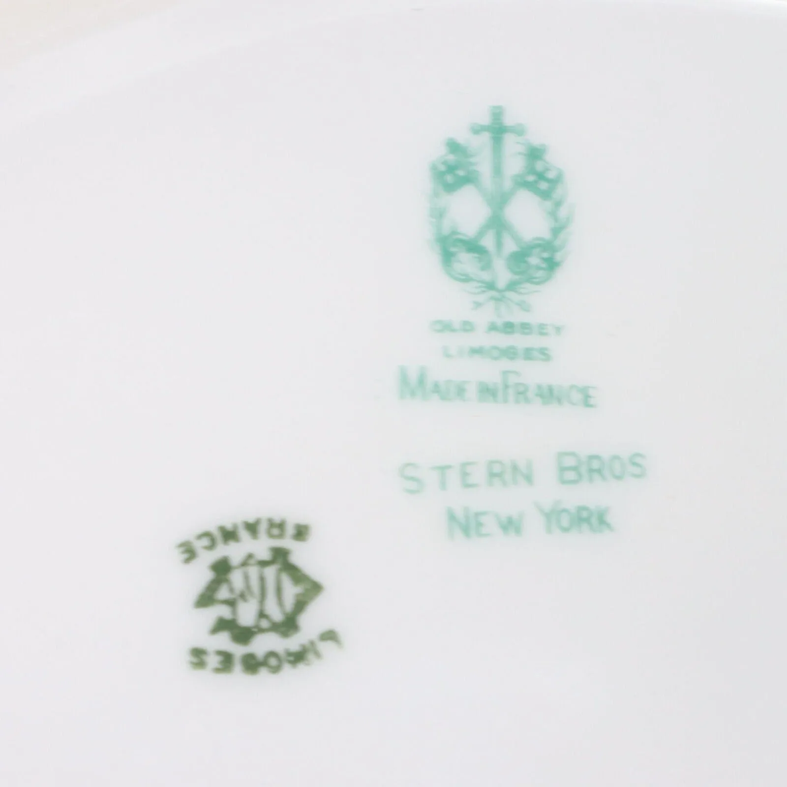 Mavaleix Granger Old Abbey Oval Serving Bowl Limoges Stern Bros NY 1920's