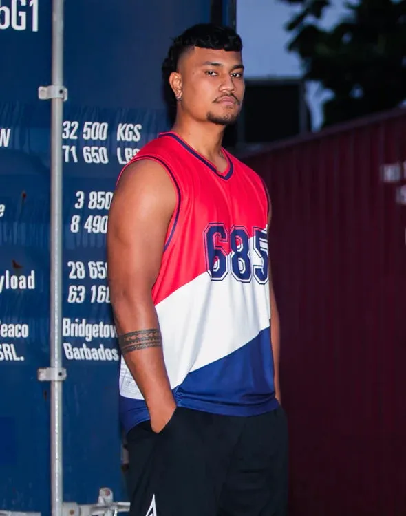 MKS SAMOA CITIZEN BASKETBALL JERSEY - STROKE BLUE