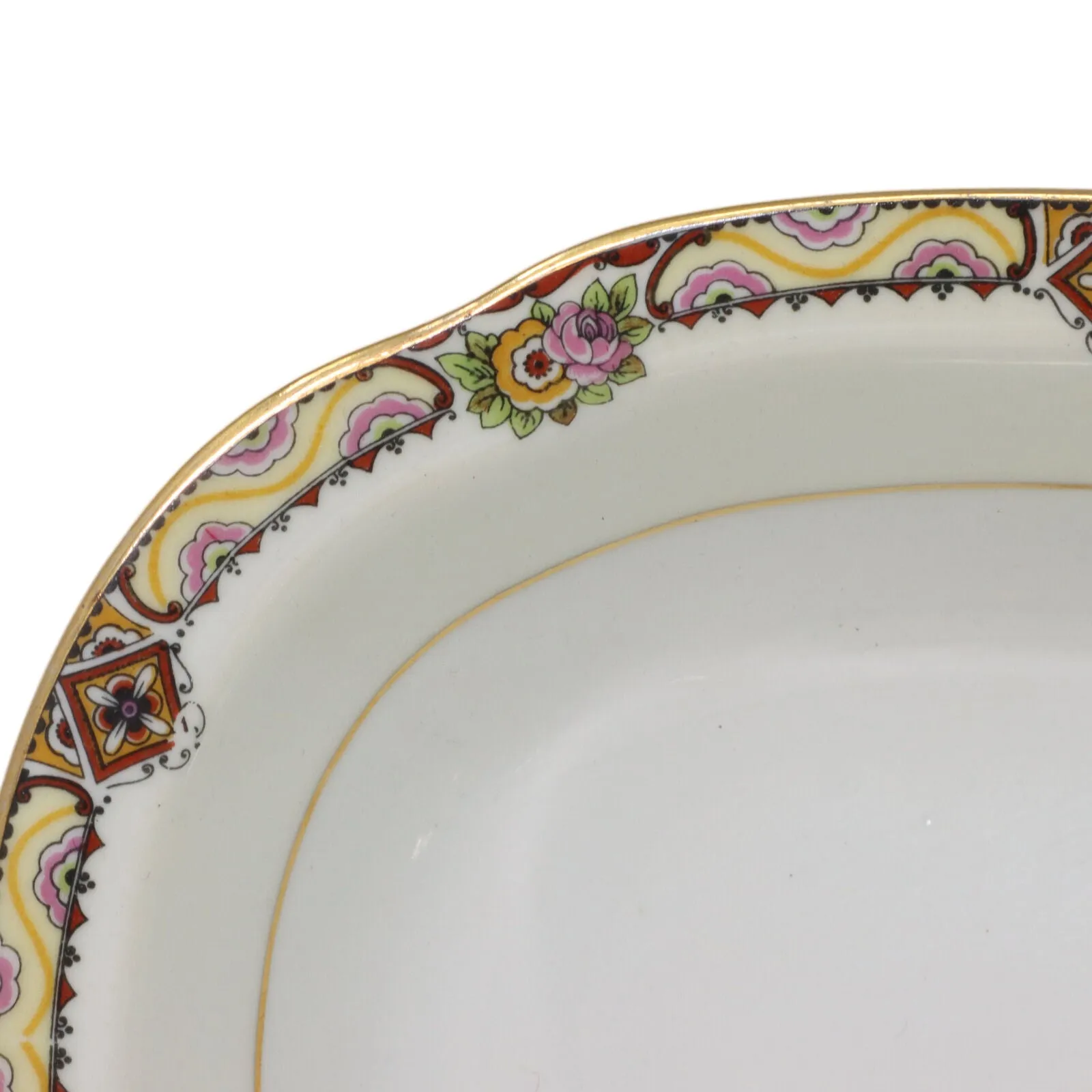 Old Abbey 3pc Mavaleix Granger Limoges Stern Bros NY China Serving Set 1920's