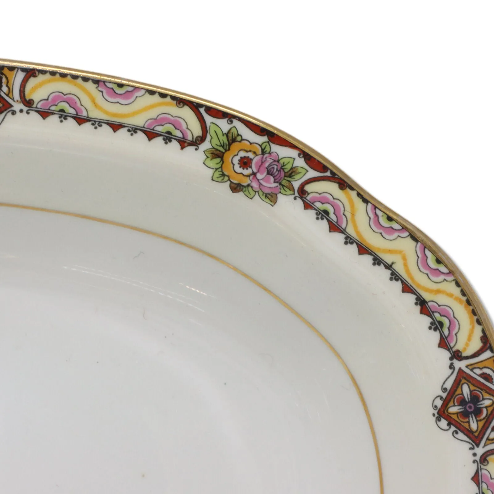 Old Abbey 3pc Mavaleix Granger Limoges Stern Bros NY China Serving Set 1920's