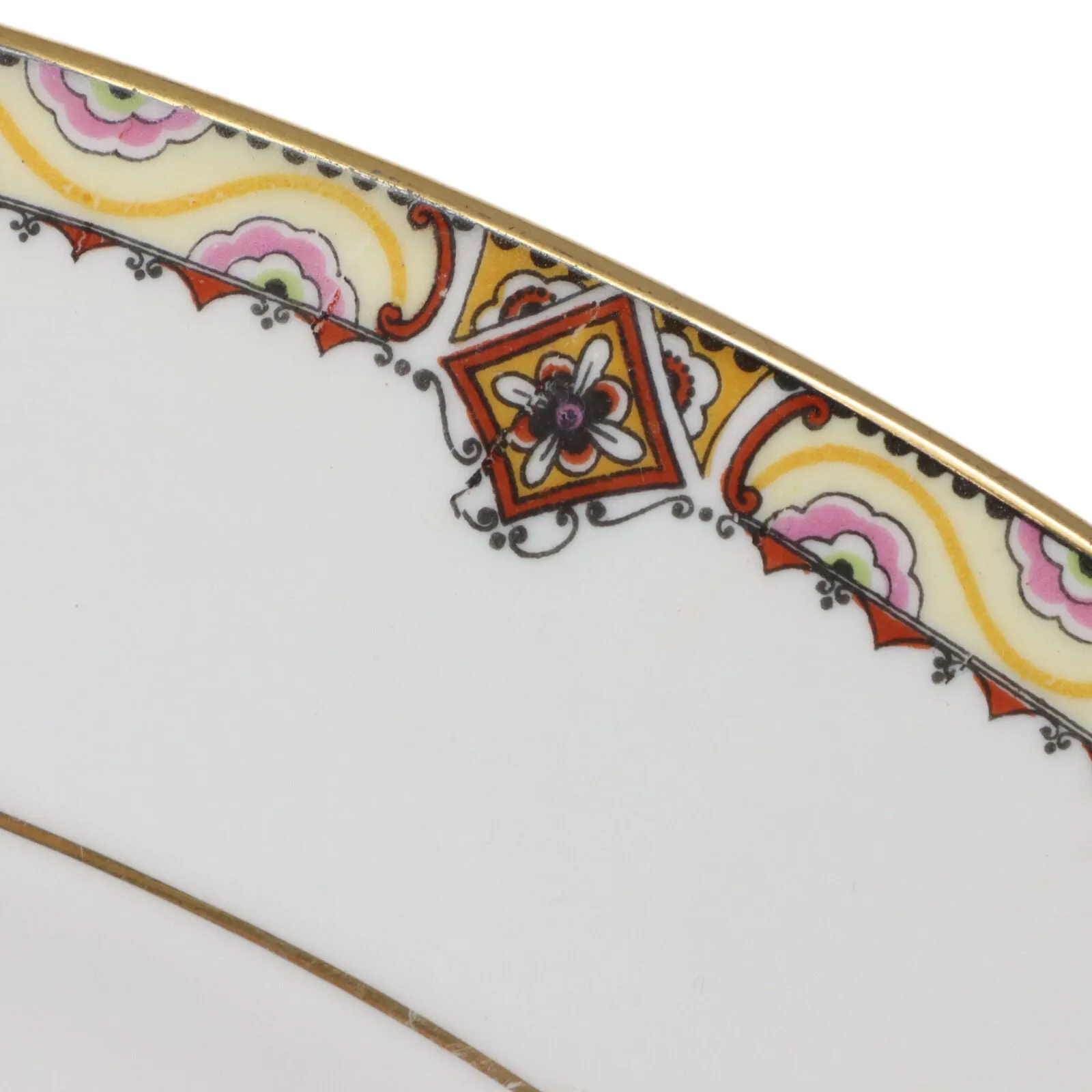 Old Abbey Oval Serving 16" Platter Mavaleix Granger Limoges Stern Bros NY 1920's