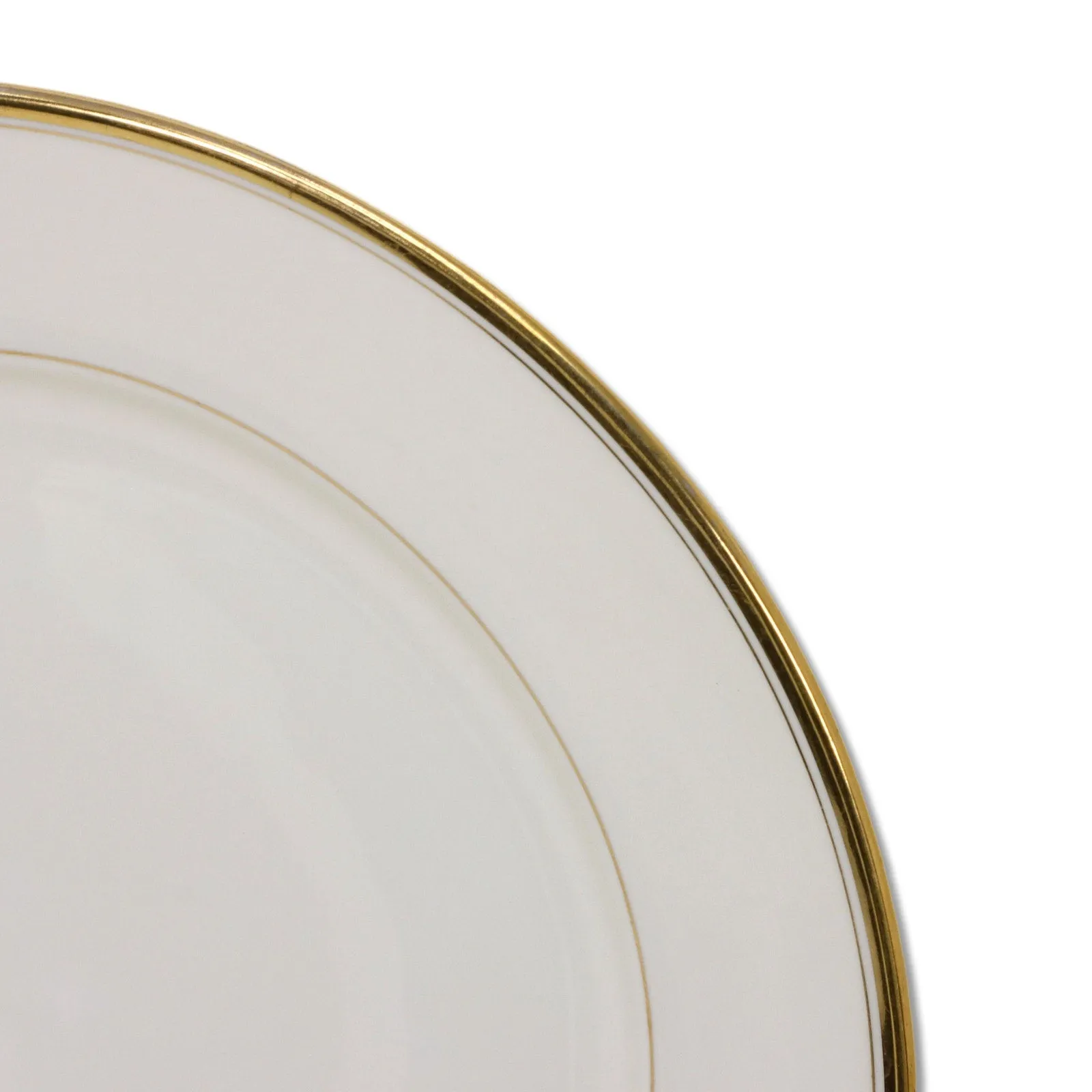 Ovington Bros  Rosenthal Princess Gold 9.5" Dinner Plate Gold on Cream C. 1900