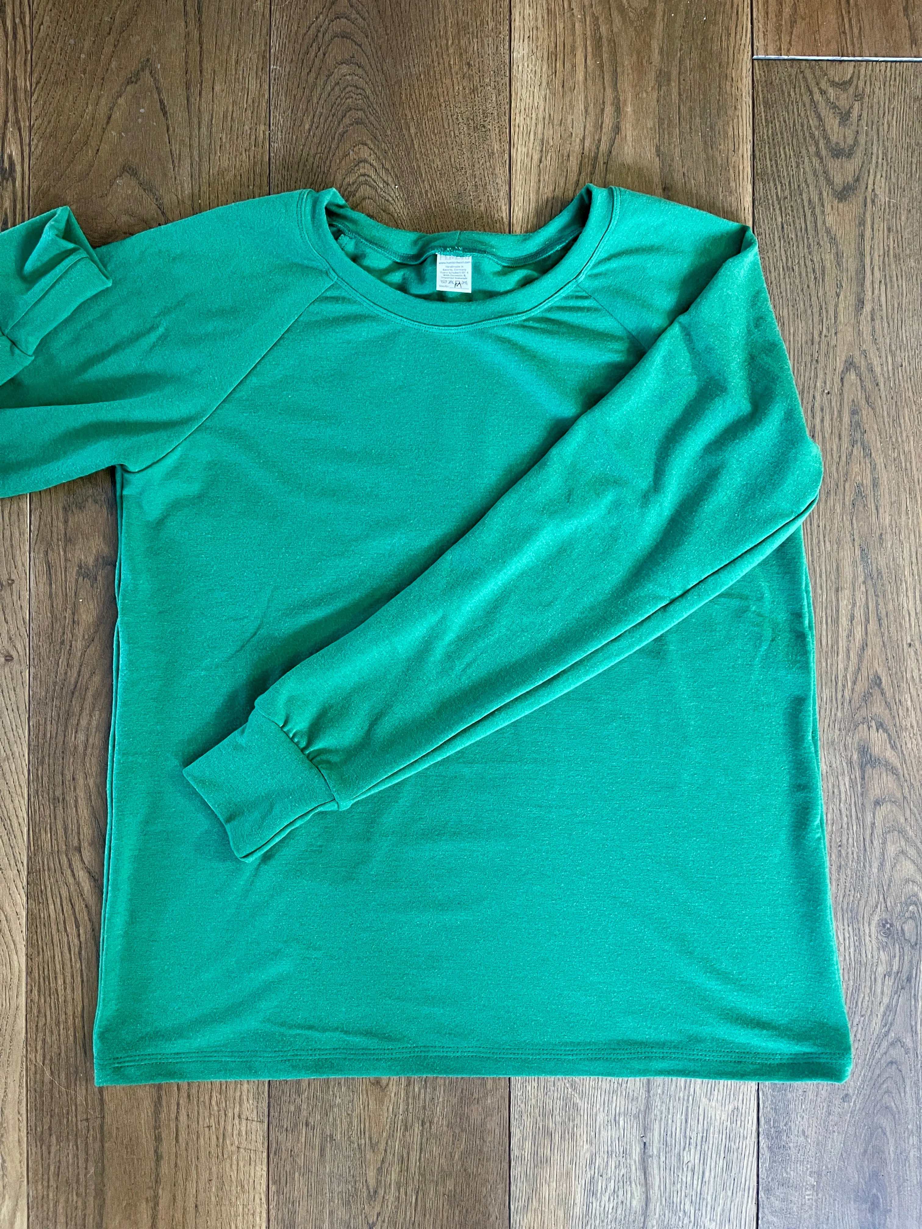 Relaxed Fit Raglan Shirt (sleeve, length, hood, pocket options)