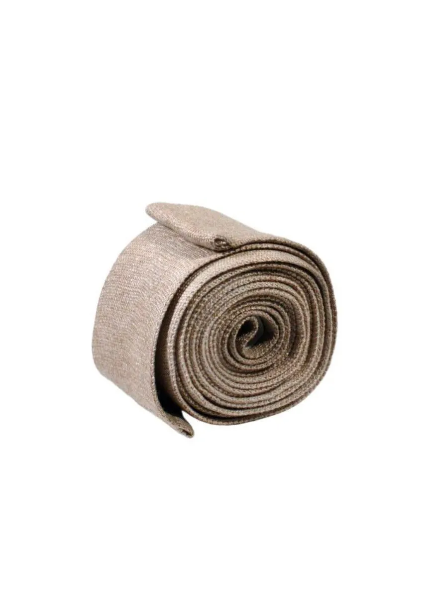 Smoke White Cashmere Belt