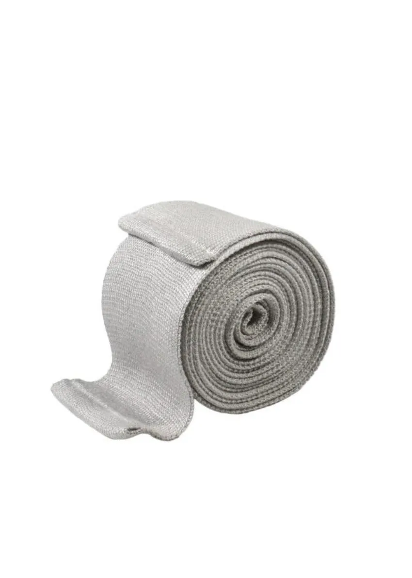 Smoke White Cashmere Belt