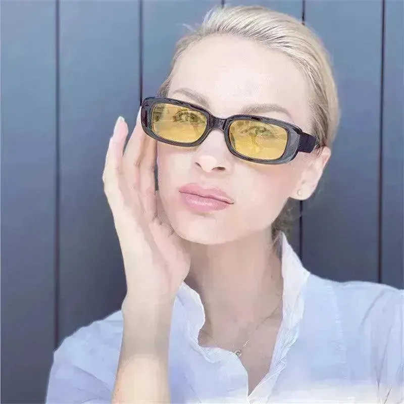 Square-rimmed Glasses Thick Frame Women's Fashion Sunglasses