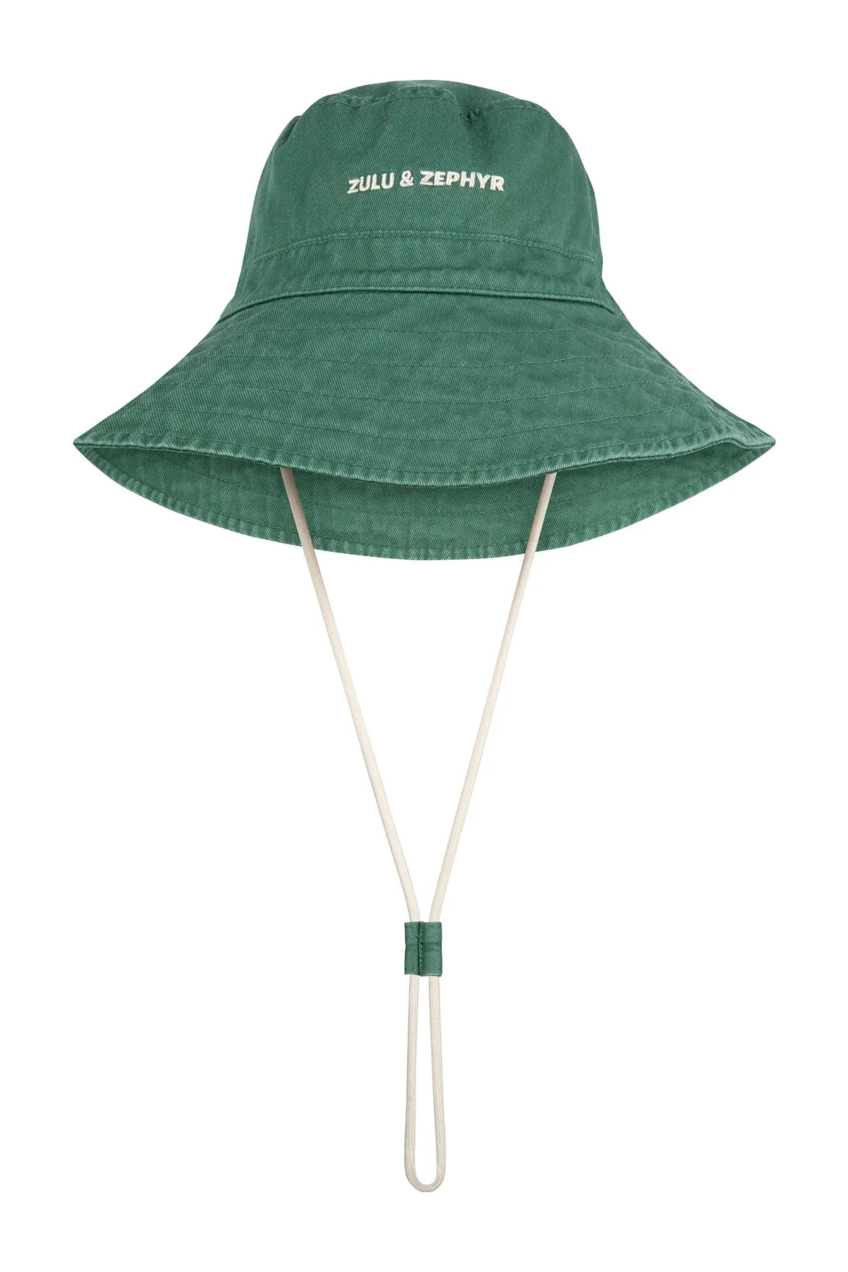ZZ Logo Bucket Hat - Tallow Green